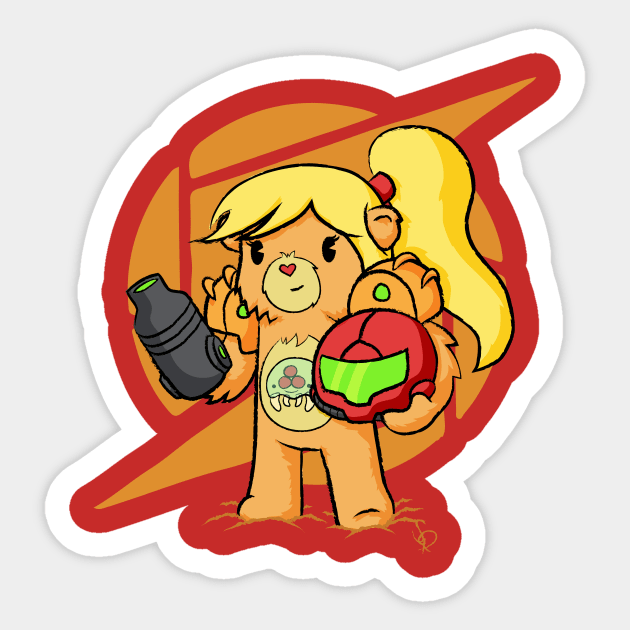 Samus Bearan Sticker by pepemaracas